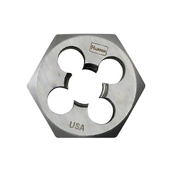 Hanson High Carbon Steel Hexagon 1" Across Flat Die 1/2"-13 NC 9444